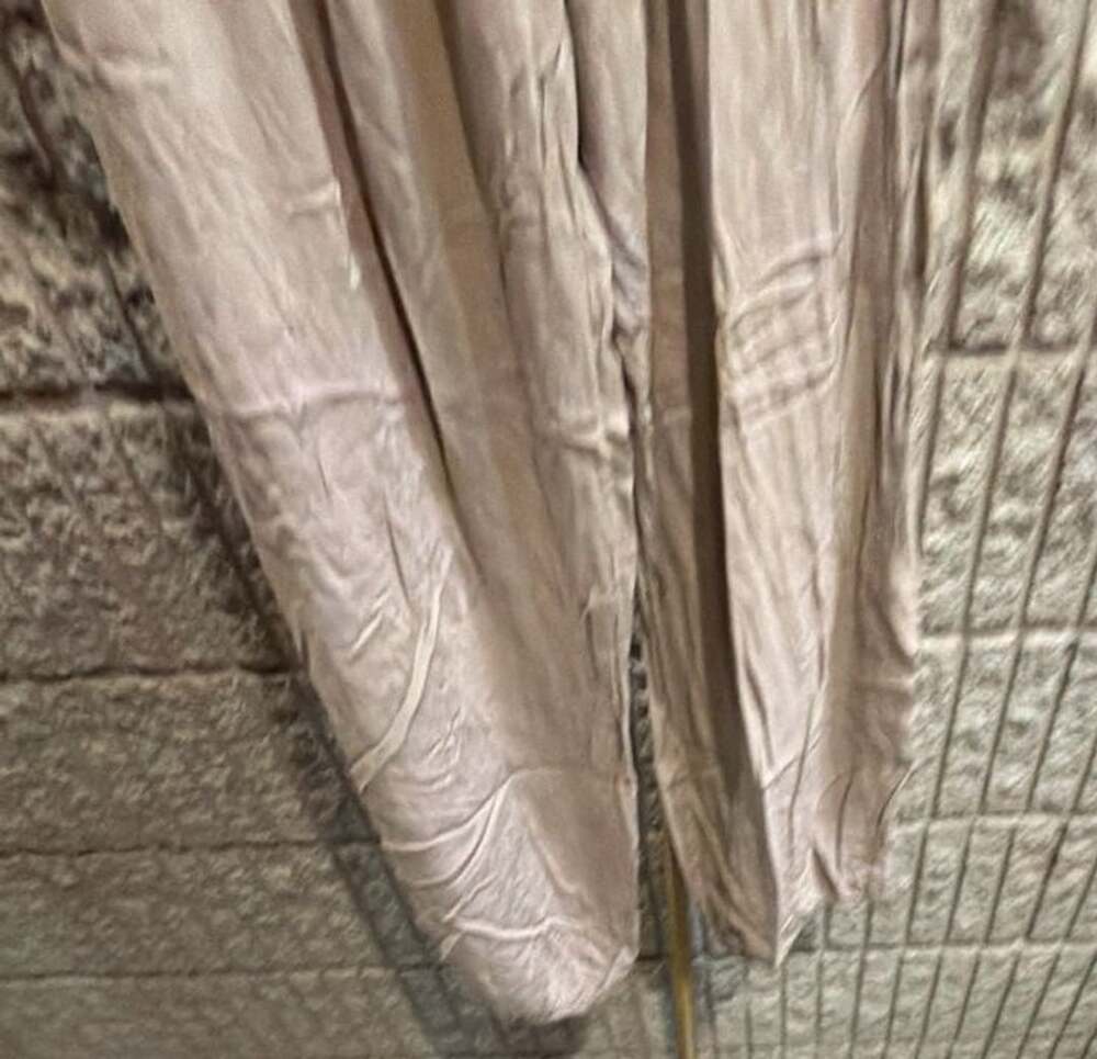 532 Fiondotini Made In Italy Viscose Foldover Waist Harem Pants